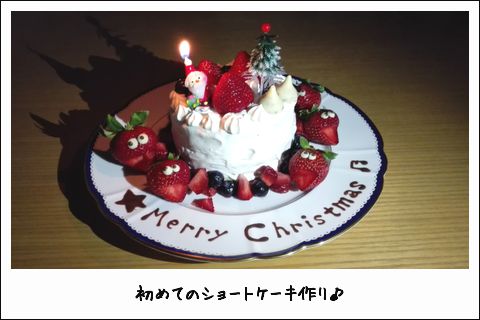 クリスマスケーキ 2人用 を手作り 初めてでもできた Joyful Day うめブログ