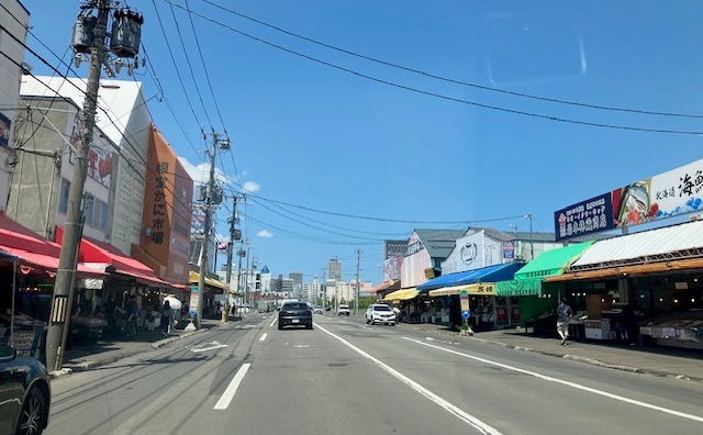 札幌中央卸売市場の様子