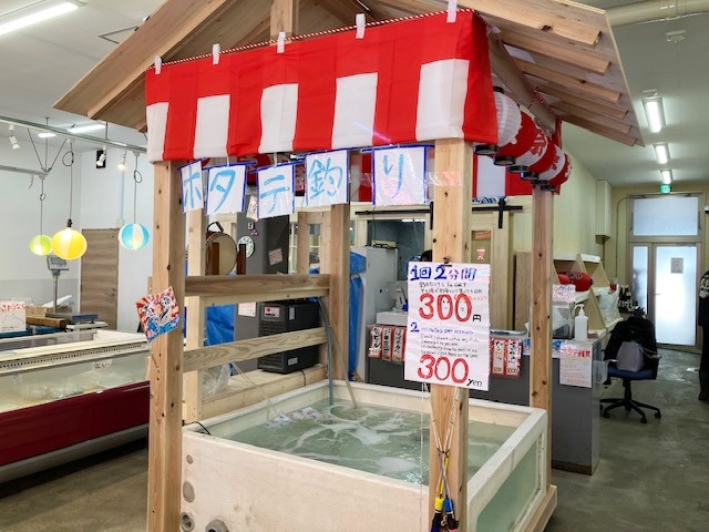 ホタテ釣り